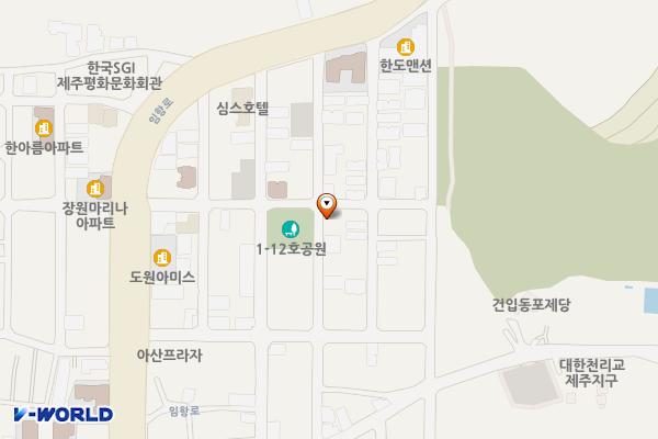 건입동 670 위치 지도 — 제주특별자치도 제주시 건입동 670