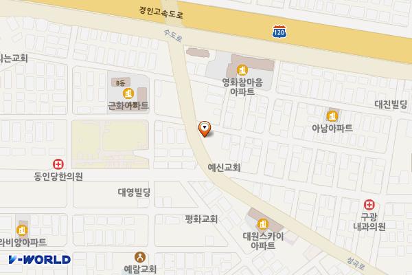 대향빌딩 위치 지도 — 경기도 부천시 오정구 성곡로 88, 대향빌딩(여월동)