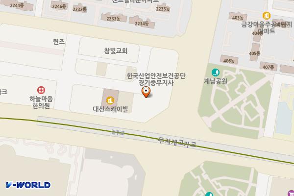 상록그린힐 위치 지도 — 경기도 부천시 원미구 길주로 137(상동)
