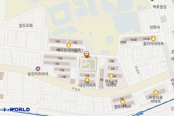 은빛어린이공원 위치 지도 — 경기도 부천시 원미구 부일로645번길 22(역곡동)