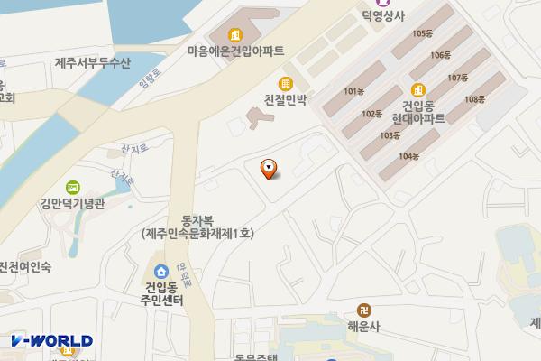 건입동 1277-2 위치 지도 — 제주특별자치도 제주시 건입동 1277-2