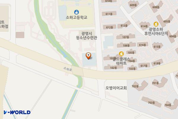 소하도서관 위치 지도 — 경기도 광명시 소하일로 7