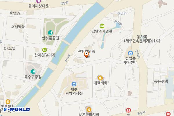 건입동 1205-1 위치 지도 — 제주특별자치도 제주시 건입동 1205-1