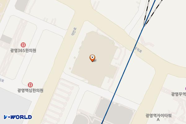 코스트코 코리아(광명점) 위치 지도 — 경기도 광명시 일직로 40 (일직동, Costco 광명점)