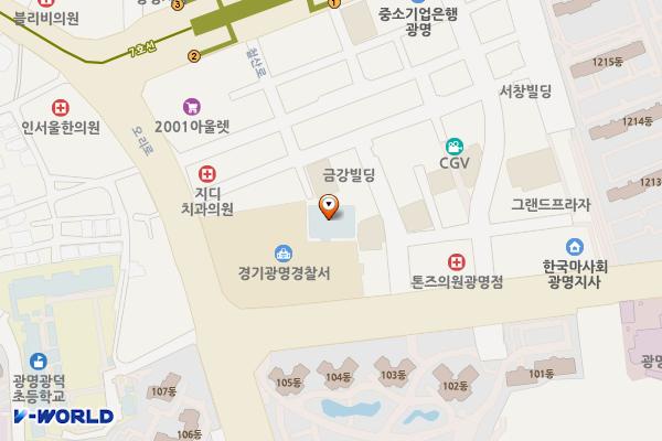 열린시민청 위치 지도 — 경기도 광명시 오리로854번길 10