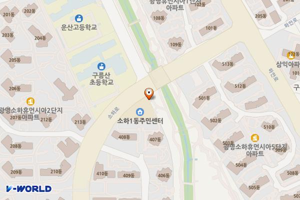 어린이교통공원 위치 지도 — 경기도 광명시 소하로 21