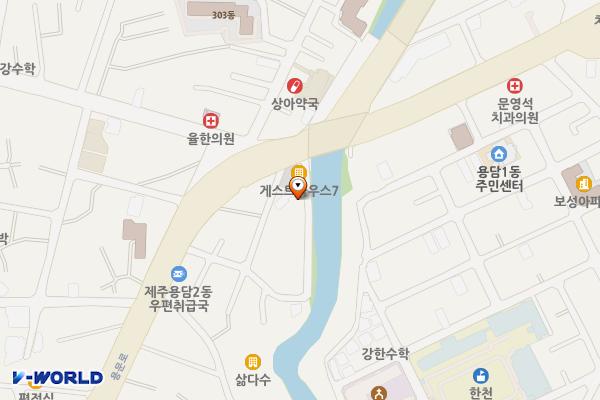 용문로20길 27, 15 위치 지도 — 제주특별자치도 제주시 용문로20길 27