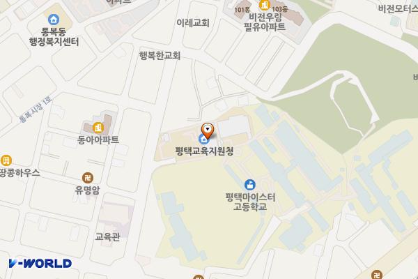 경기도평택교육지원청 2층 위치 지도 — 경기도 평택시 평택1로 80