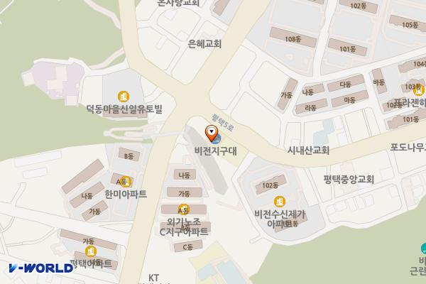 비전파출소 위치 지도 — 경기도 평택시 평택5로 189
