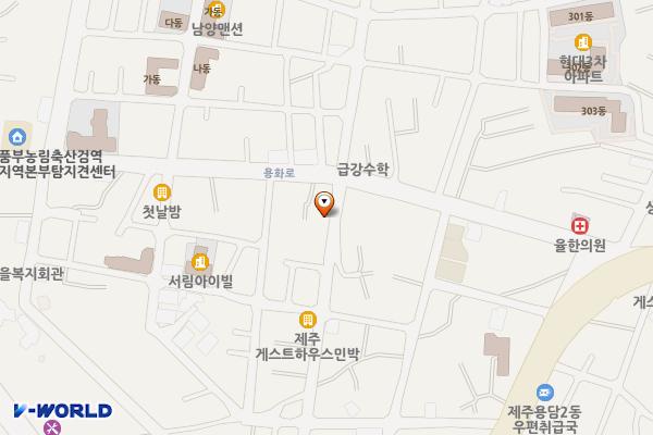 용화로10길 4, 용문로17길 21-1 위치 지도 — 제주특별자치도 제주시 용화로10길 4