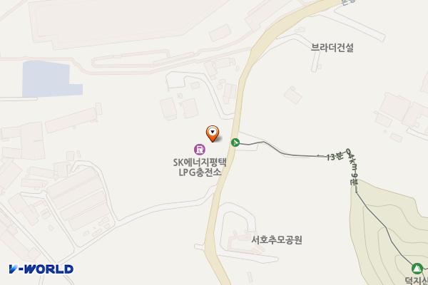 SK평택충전소 위치 지도 — 경기도 평택시 청북읍 고렴길 161-95
