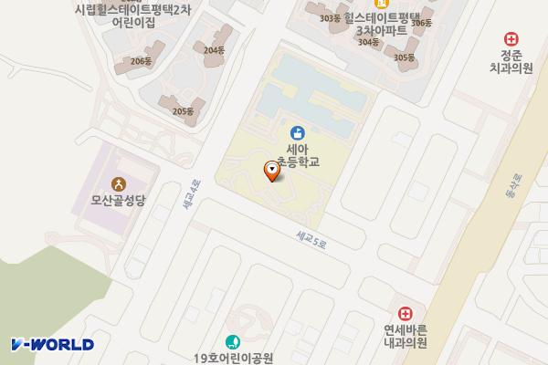 은실어린이공원 위치 지도 — 경기도 평택시 세교동 288-1