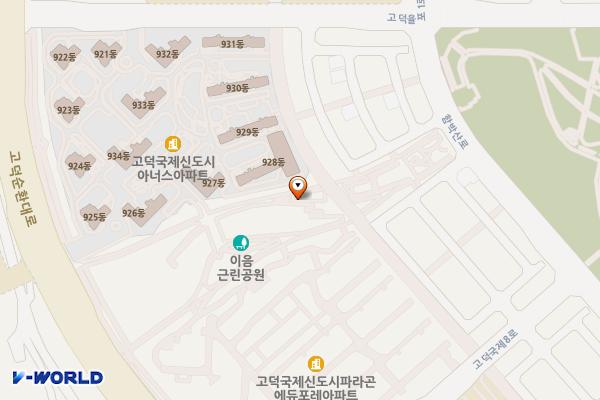이음근린공원 위치 지도 — 경기도 평택시 함박산12길 5