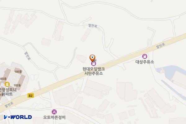 SK네트윅스㈜SK서탄주유소 위치 지도 — 경기도 평택시 서탄면 발안로 1177