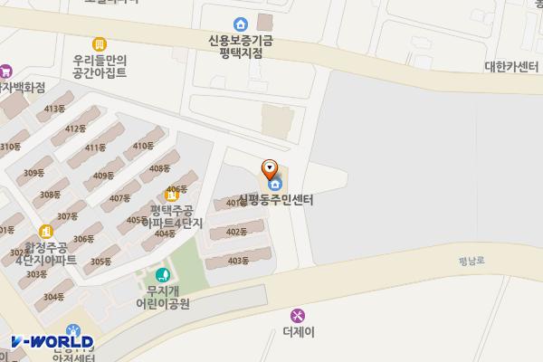 신평동주민센터(2층) 위치 지도 — 경기도 평택시 평택3로 9