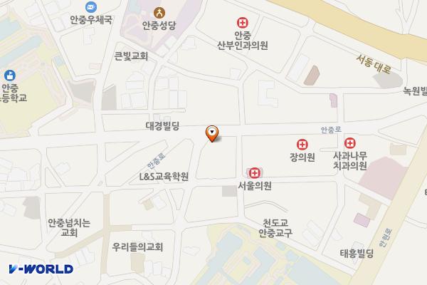 따비쉼터 위치 지도 — 경기도 평택시 안중읍 안중리279-5