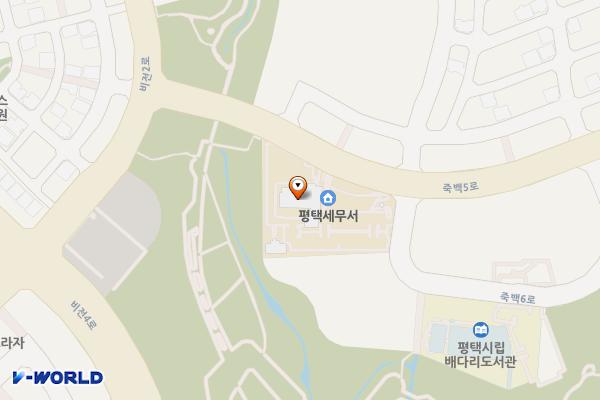 평택세무서 위치 지도 — 경기도 평택시 죽백6로 6
