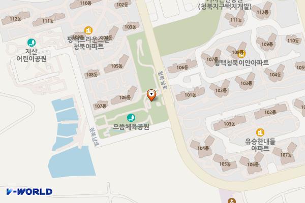으뜸체육공원 위치 지도 — 경기도 평택시 청북읍 청북남로 339