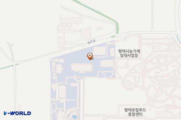 평택시농업기술센터 농산물가공지원센터 화장실 위치 지도 — 경기도 평택시 오성면 청오로 33-58