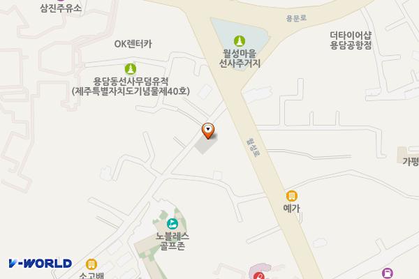 용담이동 2745-10 위치 지도 — 제주특별자치도 제주시 용담이동 2745-10
