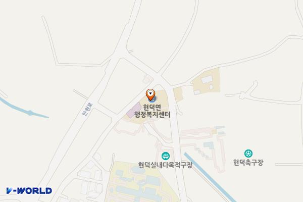 현덕면 행정복지센터(남·녀) 위치 지도 — 경기도 평택시 현덕면 인광길 84