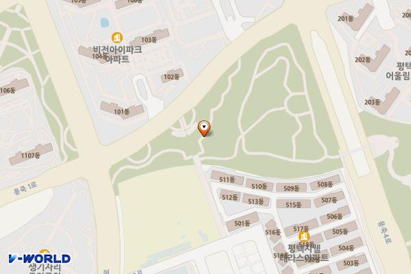 용죽역사공원 위치 지도 — 경기도 평택시 용죽1로 72