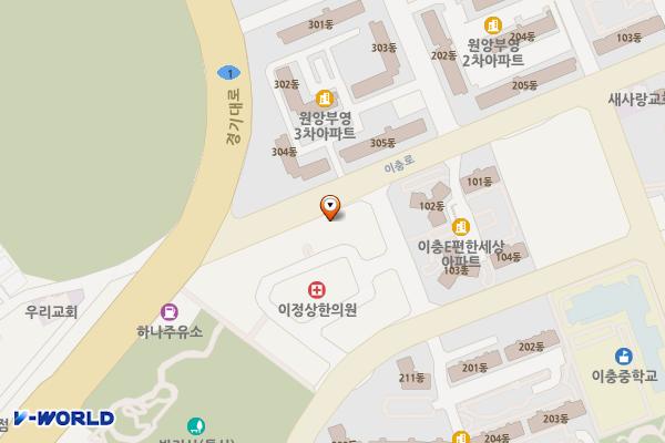하이존 1 위치 지도 — 경기도 평택시 이충로 49-25