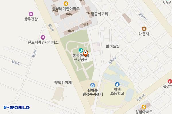 원평청소년문화의집 위치 지도 — 경기도 평택시 원평로 83번길 38-28
