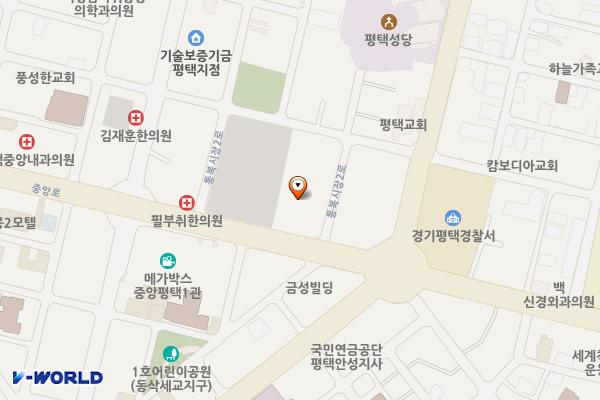 자란 공영주차장 위치 지도 — 경기도 평택시 중앙로 53(비전동)