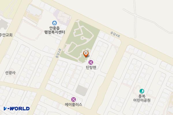 안송근린공원 위치 지도 — 경기도 평택시 송담8길 48-3