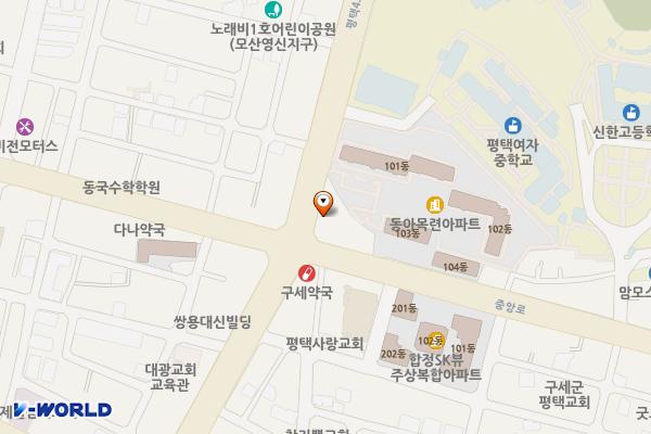 SC제일은행 평택지점 위치 지도 — 경기도 평택시 평택4로 52