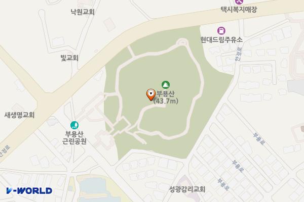 부용산근린공원 위치 지도 — 경기도 평택시 팽성읍 객사리 242
