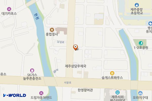남성로 12, 2길 4 위치 지도 — 제주특별자치도 제주시 남성로 12