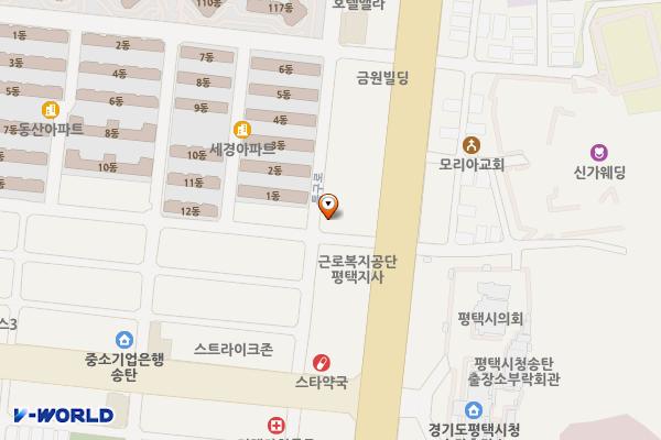 원영빌딩 위치 지도 — 경기도 평택시 특구로 28