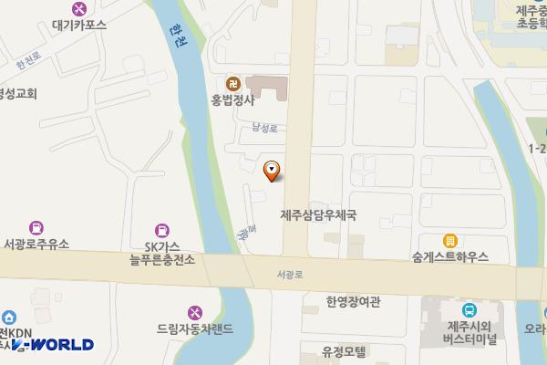 남성로 7 위치 지도 — 제주특별자치도 제주시 남성로 7