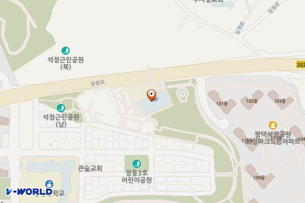 장당도서관(4층) 위치 지도 — 경기도 평택시 장당길 116