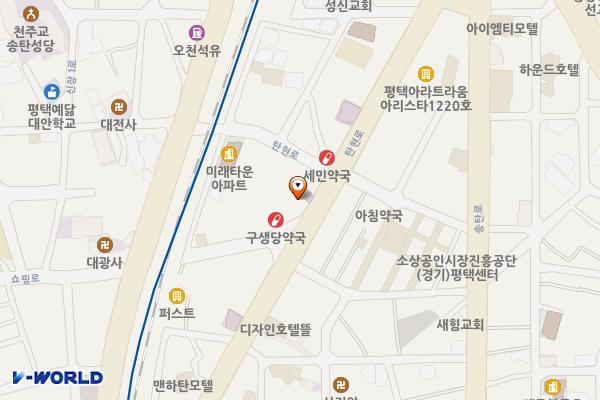 송탄파출소 위치 지도 — 경기도 평택시 탄현로 331