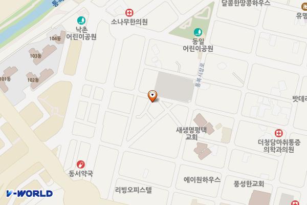 통복시장 공중화장실(공영주차장 맞은편) 위치 지도 — 경기도 평택시 통복시장로21번길 13