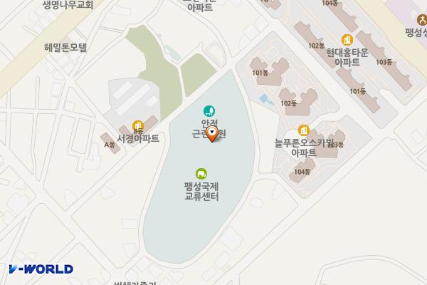 안정근린공원-강당산 위치 지도 — 경기도 평택시 안정순환로267번길 42