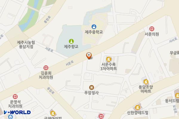서문로 46, 서문로2길 3 위치 지도 — 제주특별자치도 제주시 서문로 46