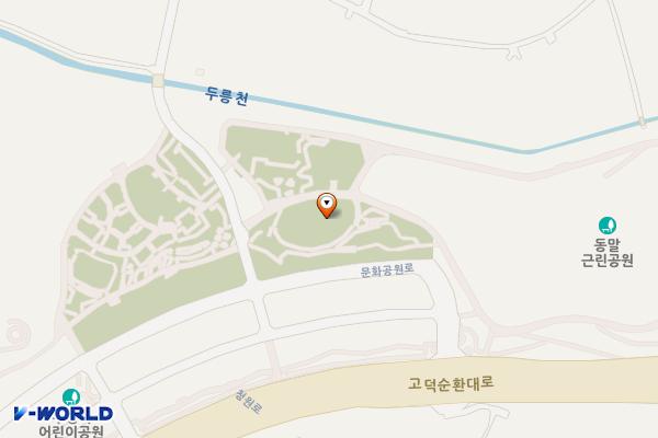 아홉거리근린공원 위치 지도 — 경기도 평택시 고덕동 2390-1