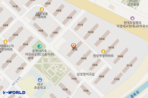 부영1차 아파트 1상가 위치 지도 — 경기도 평택시 세교공원로 66