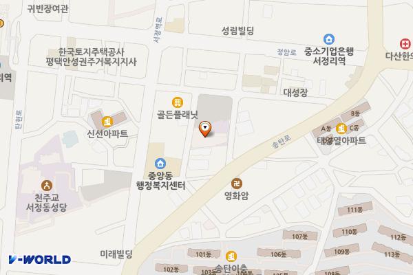 서정침례교회 위치 지도 — 경기도 평택시 서정역로26번길 24-12