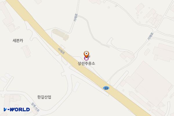 상선주유소 위치 지도 — 경기도 평택시 청북읍 서해로 1914