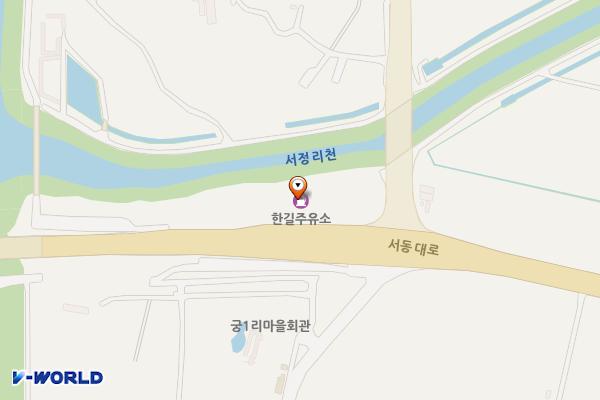 한길주유소 위치 지도 — 경기도 평택시 고덕면 서동대로 2531(궁리)