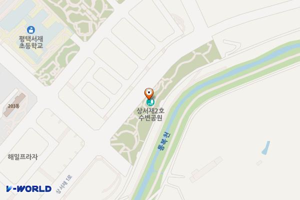 상서재2호수변 위치 지도 — 경기도 평택시 동삭동 870