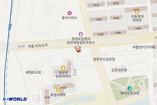 평택시선거관리위원회 위치 지도 — 경기도 평택시 송탄로 75