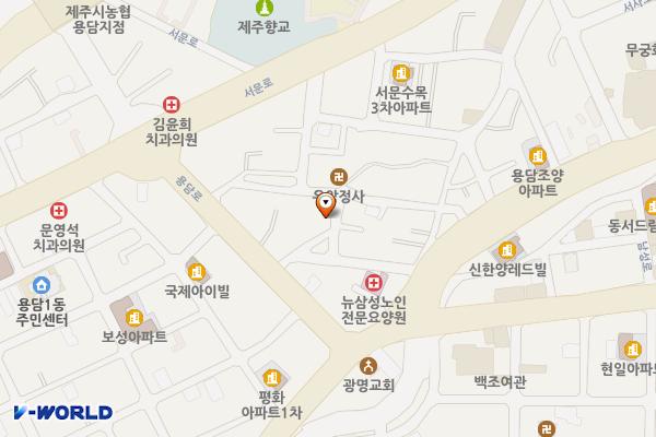 용담일동 220-16 위치 지도 — 제주특별자치도 제주시 용담일동 220-16