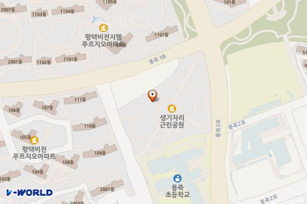 생기자리근린공원 위치 지도 — 경기도 평택시 용죽2로 11