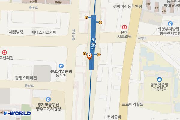 지행역 화장실 위치 지도 — 경기도 동두천시 평화로 2285